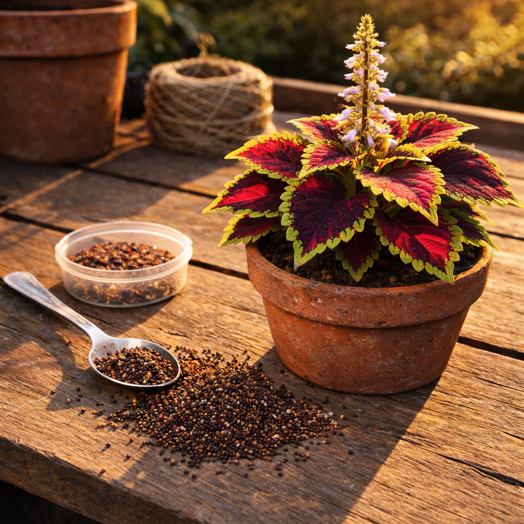 Giant Coleus Flower Seeds Easy to Grow Homegrown Premium Seeds Fast Sprouting Attract Pollinators