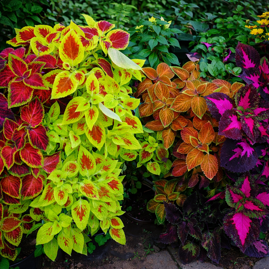 Giant Coleus Flower Seeds Easy to Grow Homegrown Premium Seeds Fast Sprouting Attract Pollinators